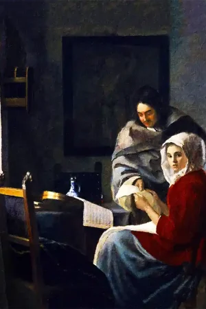 Actieprijs Onderbreking van de muziek - Johannes Vermeer